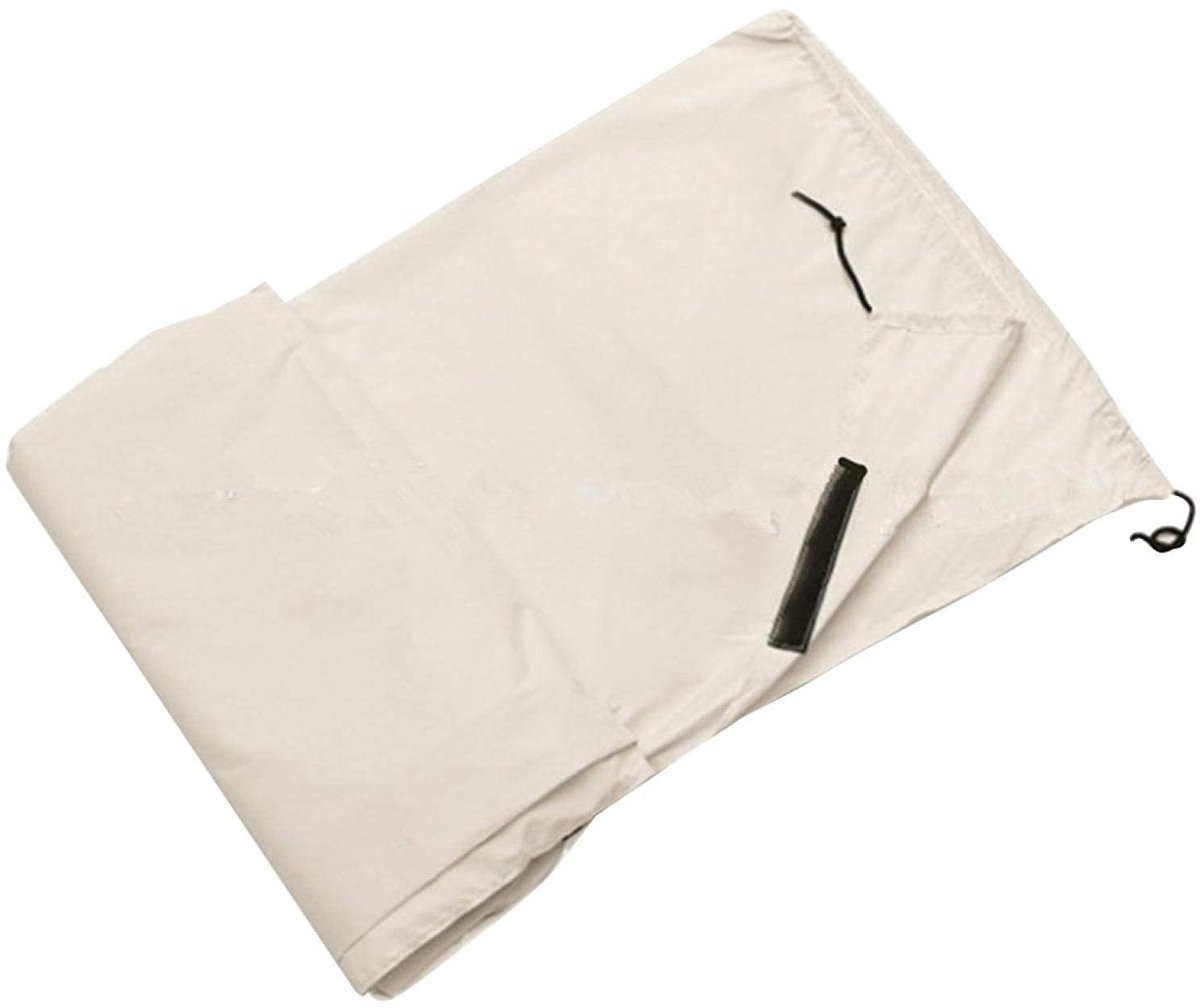 JHUBERS- Zwembadrolafdekking Waterdicht - Beige Afdekking - Bescherming tegen Vorst/Zon - Lichtgewicht - Duurzaam Materiaal - 550 x 96 cm - Zwembadafdekking