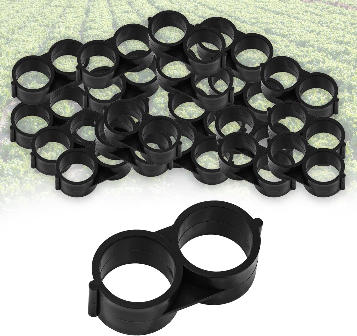 JHUBERS- Bouchons 100 Stuks - Einddoppen - Irrigatie - Tuin - Drip - Plastic PE - 45 x 13 mm - Irrigatiepluggen