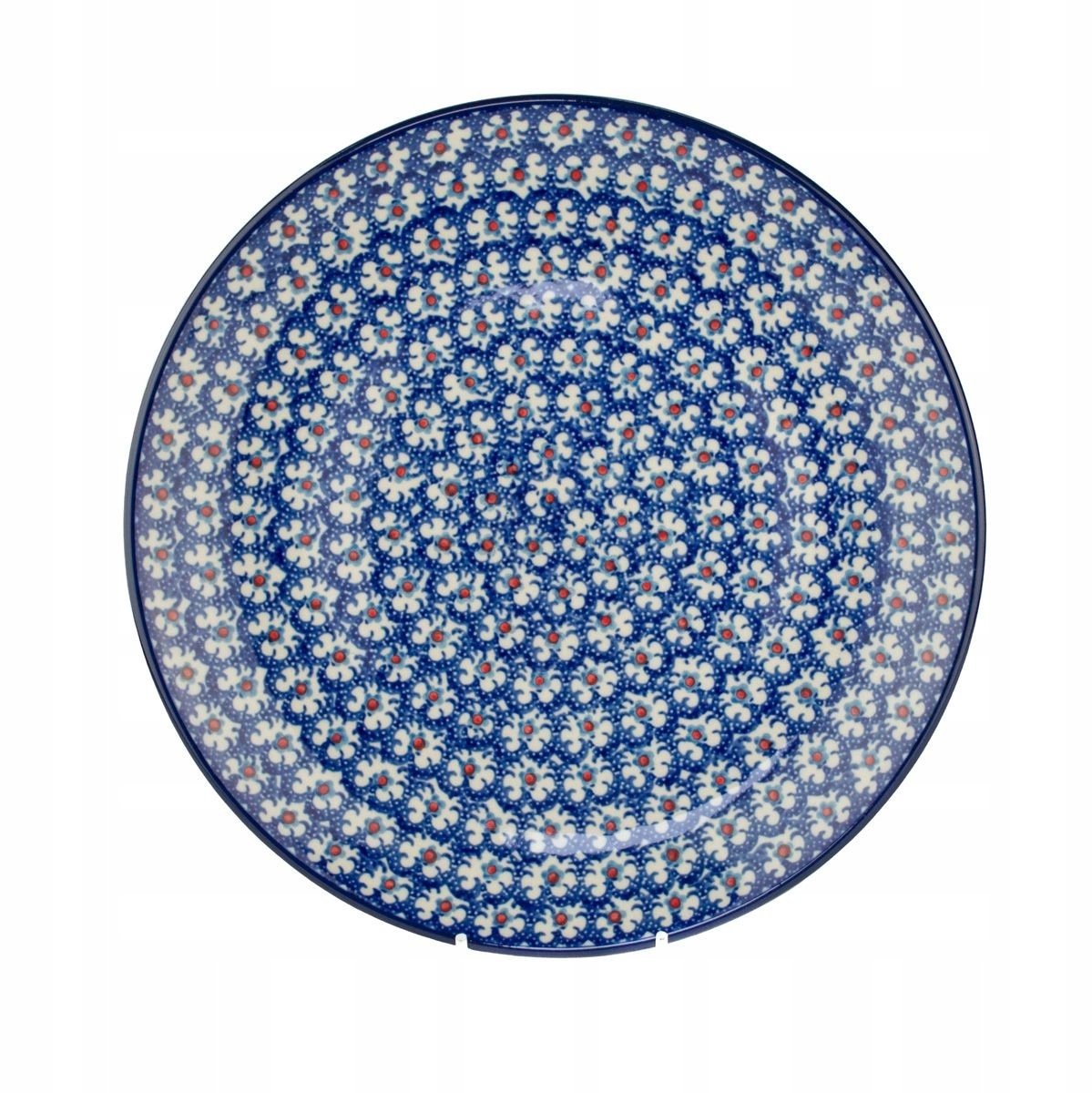 Bolesławiec Keramiek Dinerbord Plat 25cm - Handgemerkt