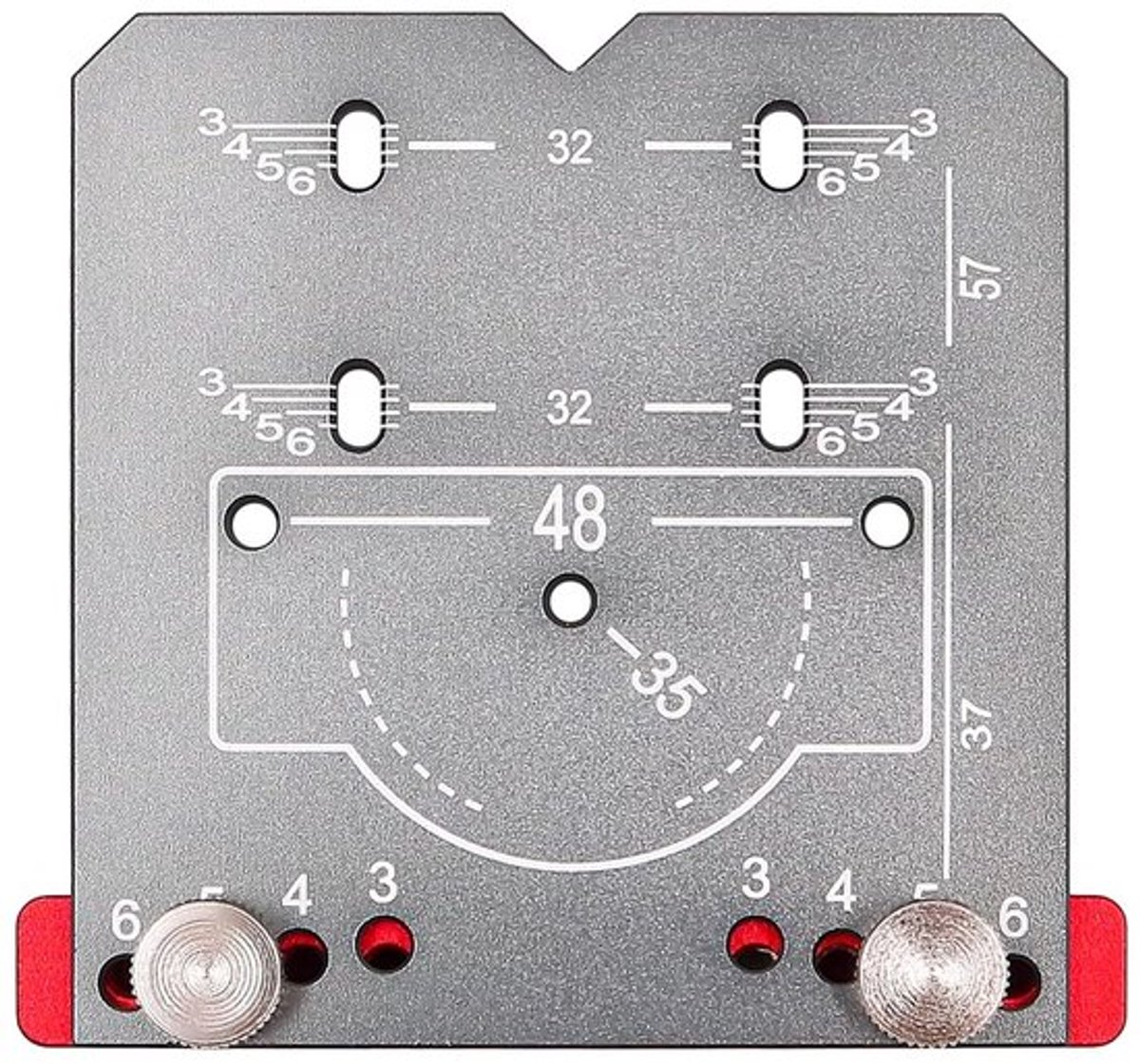 Golden crown - Deur Scharnier Jig - Verstelbare Afstand - Aluminium