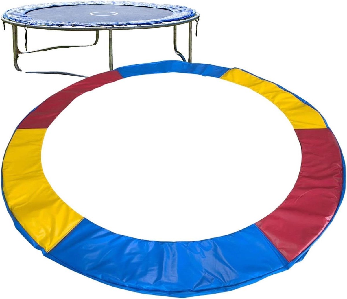 Trampoline bekleding - Veerbescherming hoes - Buiten spelen - Veilige allround bescherming - 24 meter - Kleurrijk