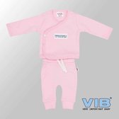 VIB® - Prematuur 2-Delig setjes - Roze - Babykleertjes - Baby cadeau - zwangerschap aankondiging - geboorte cadeau