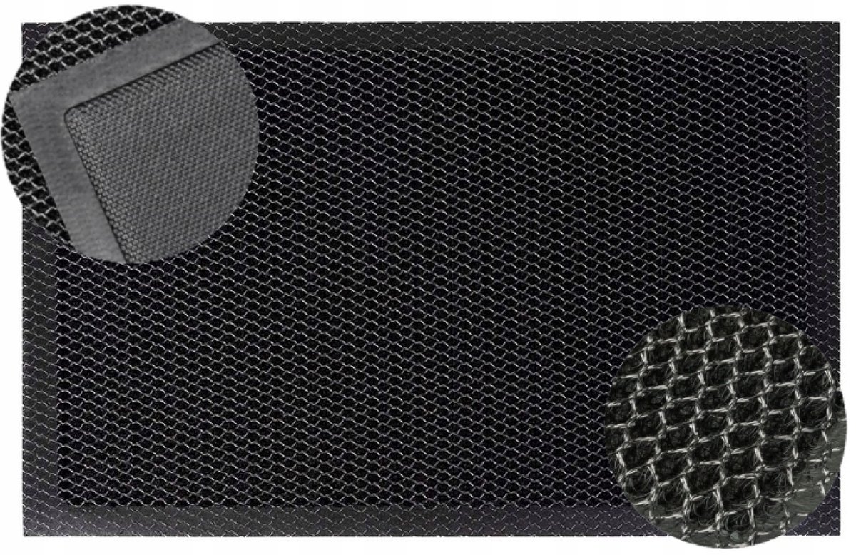 Instapmat PVC 3D Gaas 60x90cm - Antislip Buiten & Binnen