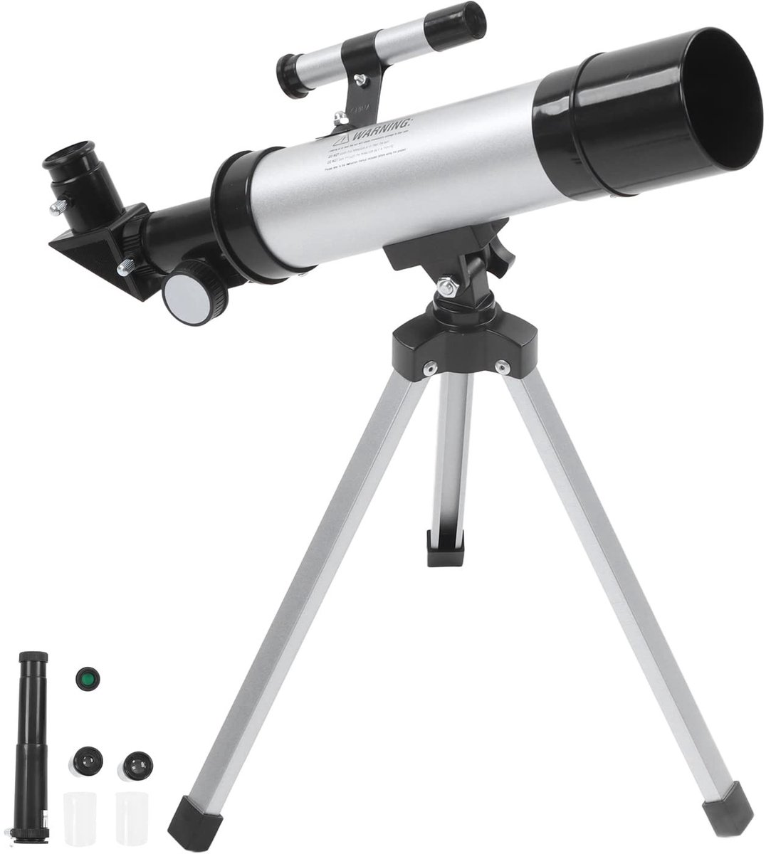 Dailygoods- Telescoop 50mm Diafragma - HD Vergroting 360mm - Refractor - Statief - Draagbaar - Voor Astronomie en Vogels Kijken - Kindertelescoop