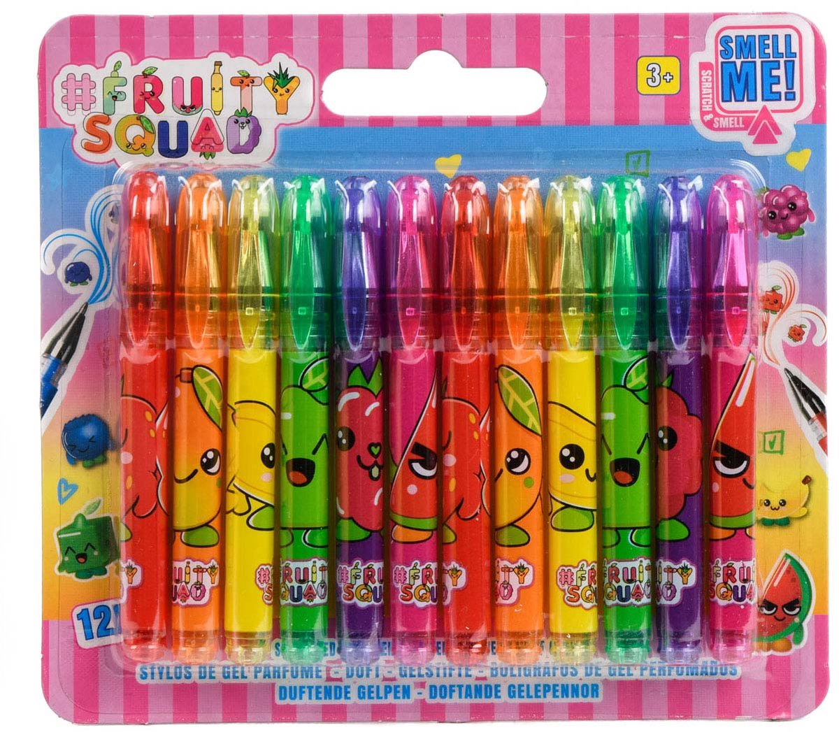Fruity Squad Mini Gelpennen met Geur, 12st.