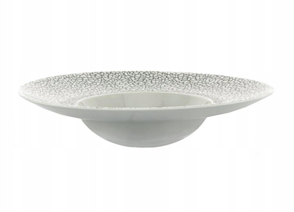 Bogucice Zina Grey Night Deep Pastabord 28 cm porselein