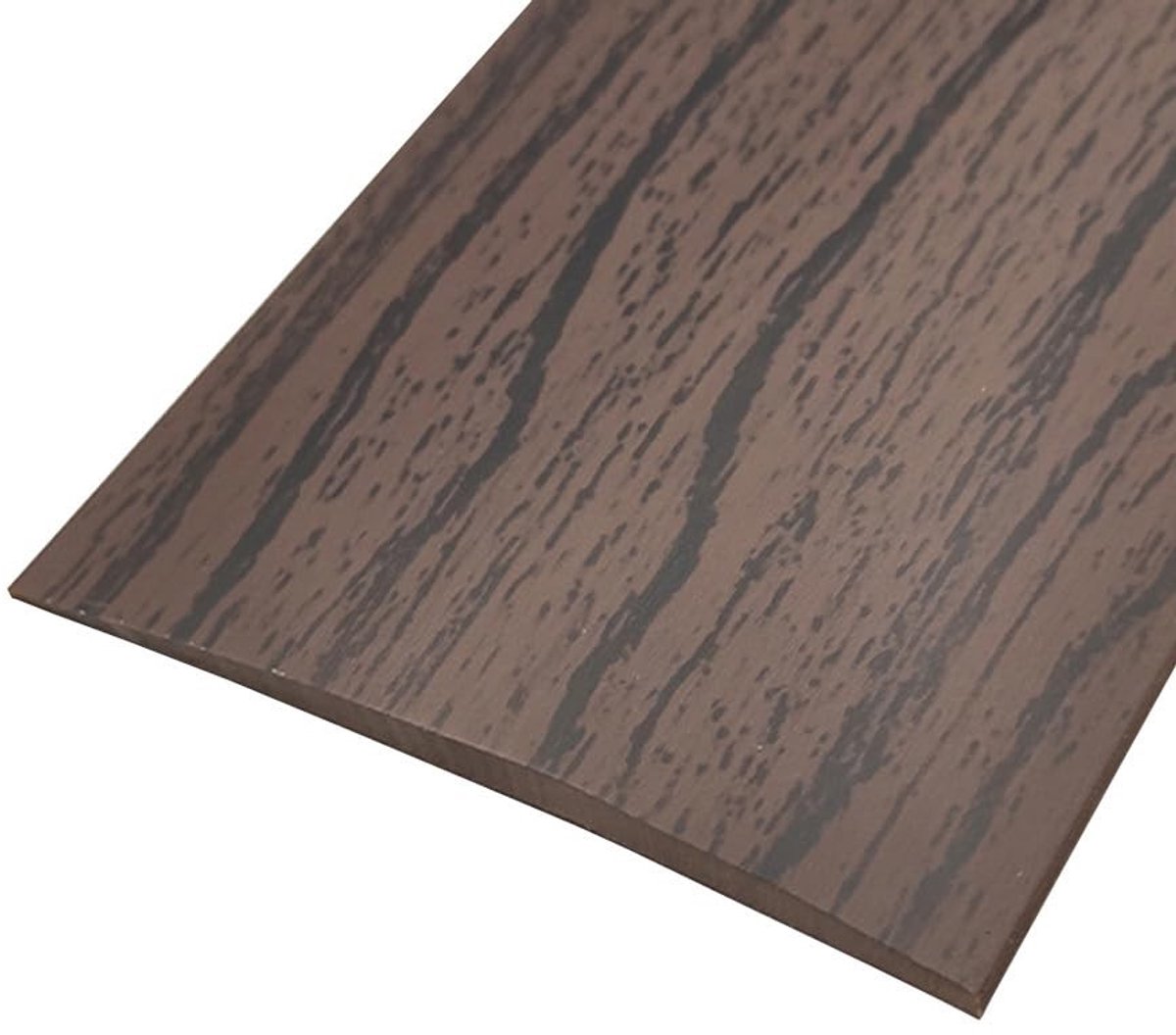 JHUBERS- Overgangsstrip 1 m x 5 cm - Zelfklevende PVC-vloerverdeler - Scheidingsstrip - Vloerdrempelstrip - Voor tegels/hout - Beschermt tapijt tegen rafelen - Vloerdrempel