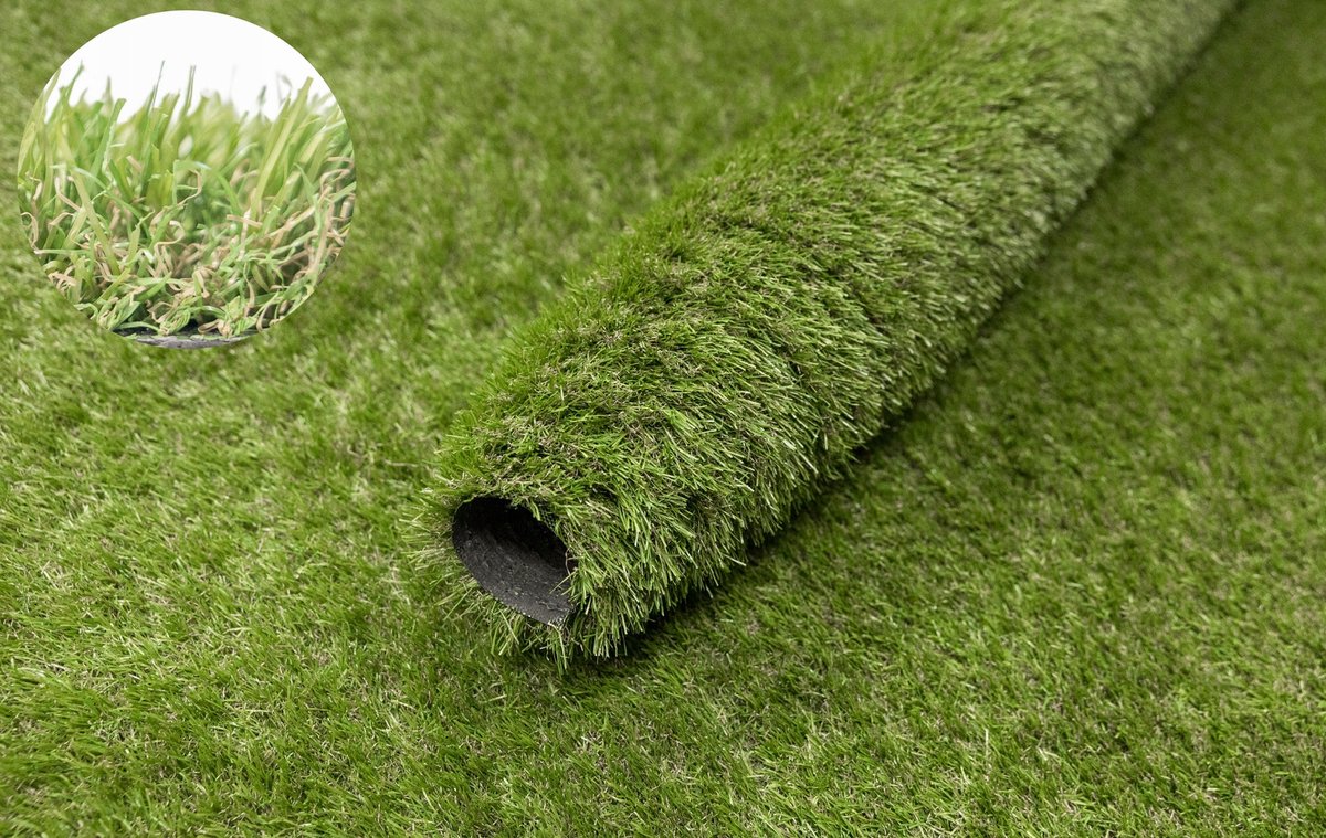 Kunstgras Bella 30mm Groen - Zacht & Dik voor Balkon, Tuin & Terras