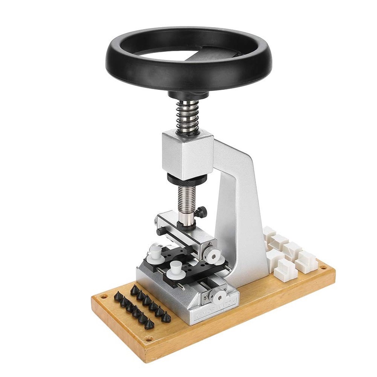 JHUBERS - Horloge-opener - Handgereedschap voor horlogemakers - Robuuste metalen basis - Geschikt voor reparatie - 5700 Watch Case Opener - Handig...