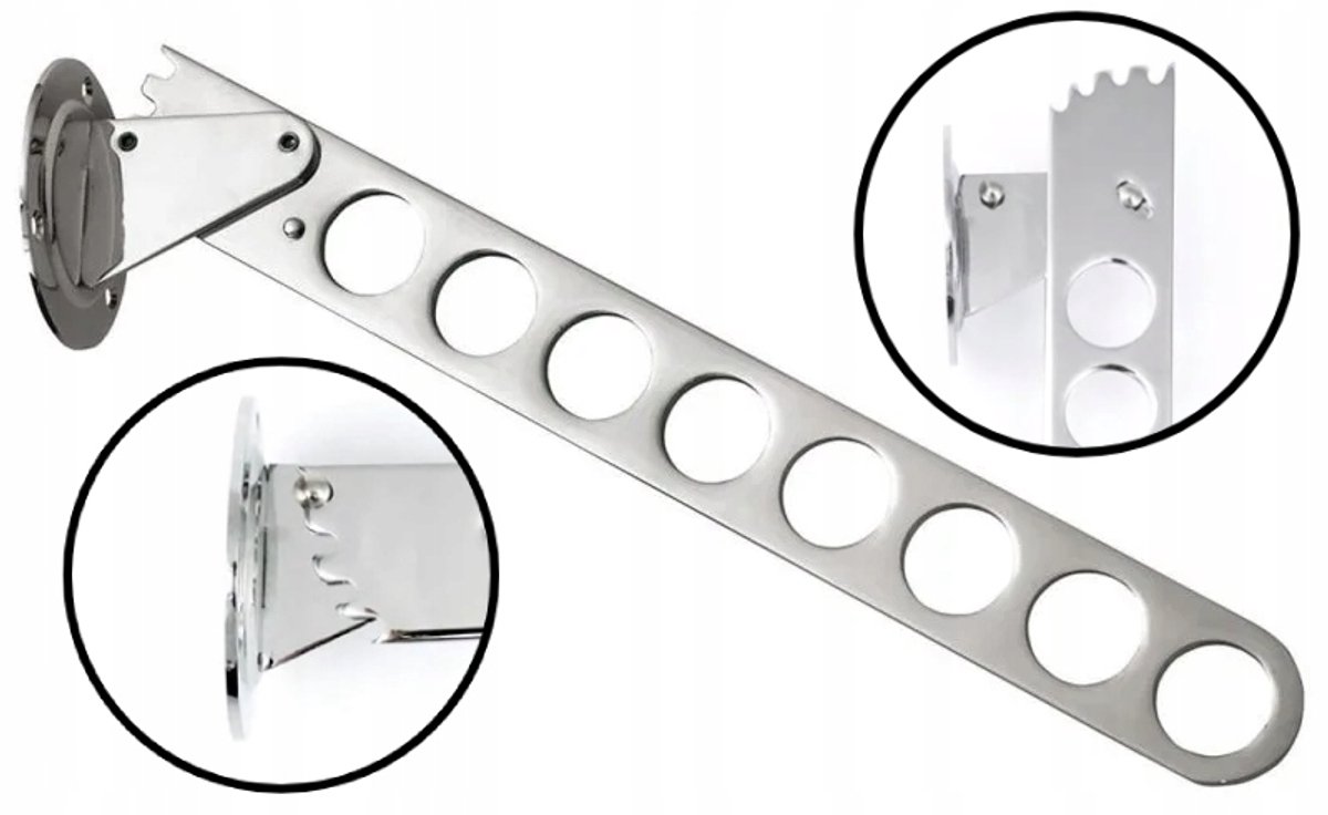 Uitschuifbare Kledinghanger voor Kast - 355 mm - Metaal