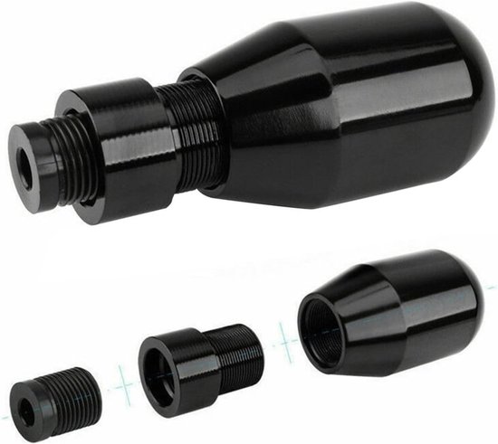 Schakelpookknop - Versnellingspook hendel - Auto Interieur - Corrosiebestendig Ergonomisch - 78x26mm - Zwart — afbeelding 4
