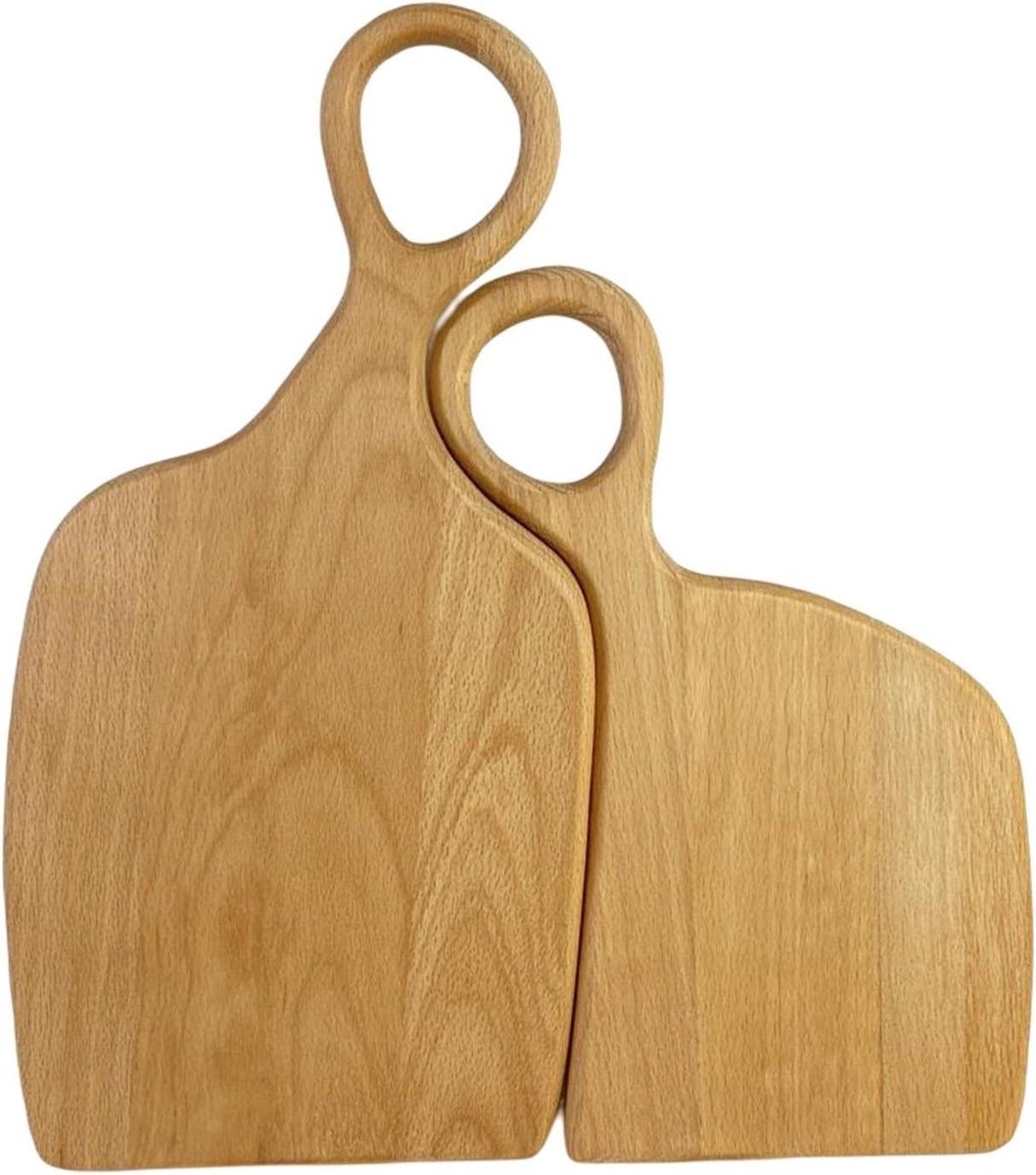 Snijplank Hout - Keukenplank Serveerplank - Voedsel Bereiden - Met Ophanghaak - L en S - Niet gespecificeerd