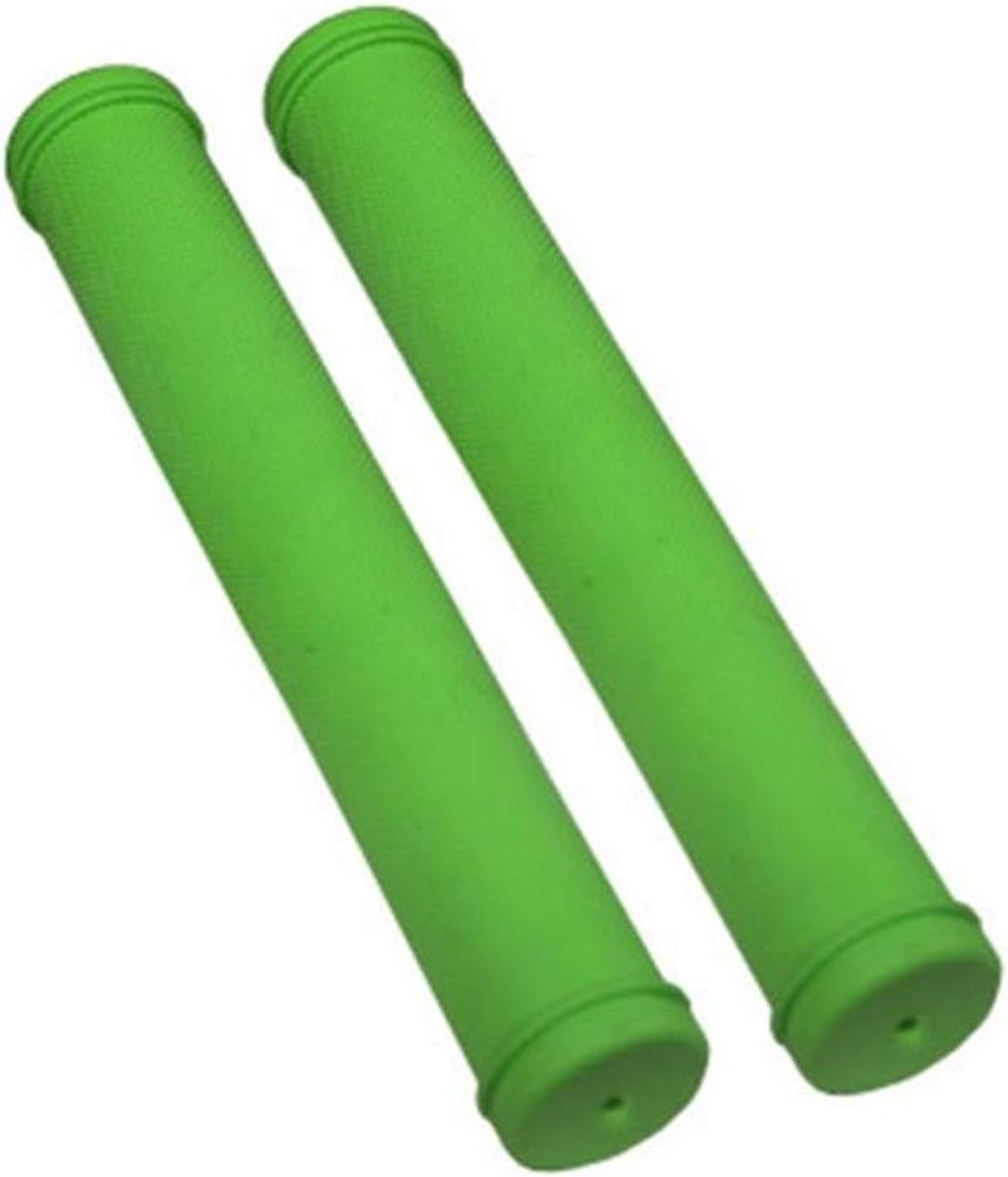 Fietsstuurgrepen - Ergonomische handgrepen - Comfortabel fietsen - Antislip TPE - 170 mm - Groen