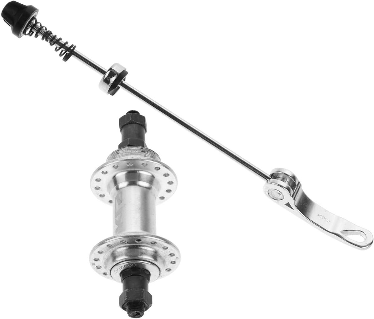 Fietsnaaf Set - Mountainbike Naven - Soepel Fietsen - Lichtgewicht Aluminium - 32 Gaats - Zilver