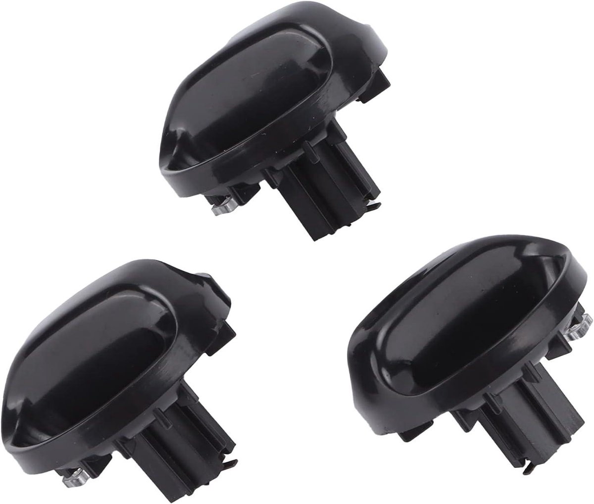 Knoppenset Airco - Klimaatregeling Knoppen - Auto Interieur - Directe Vervanging - 3 Stuks - Zwart