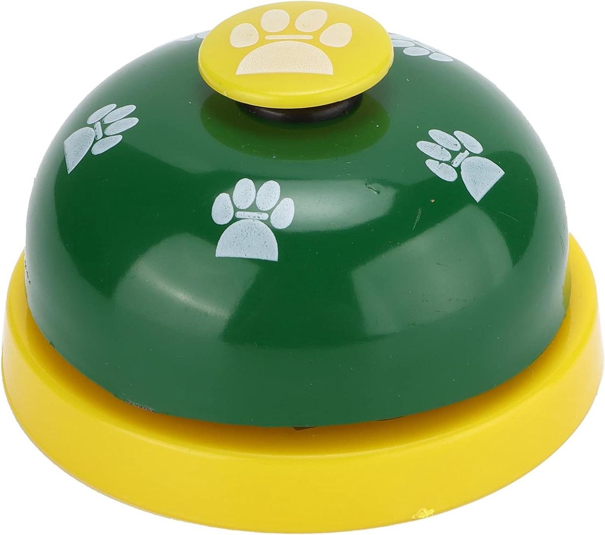 Huisdiertrainingsbel - Hondendeurbel Kattendeurbel - Zindelijkheidstraining - Grote drukknop - 7 cm diameter - Groen