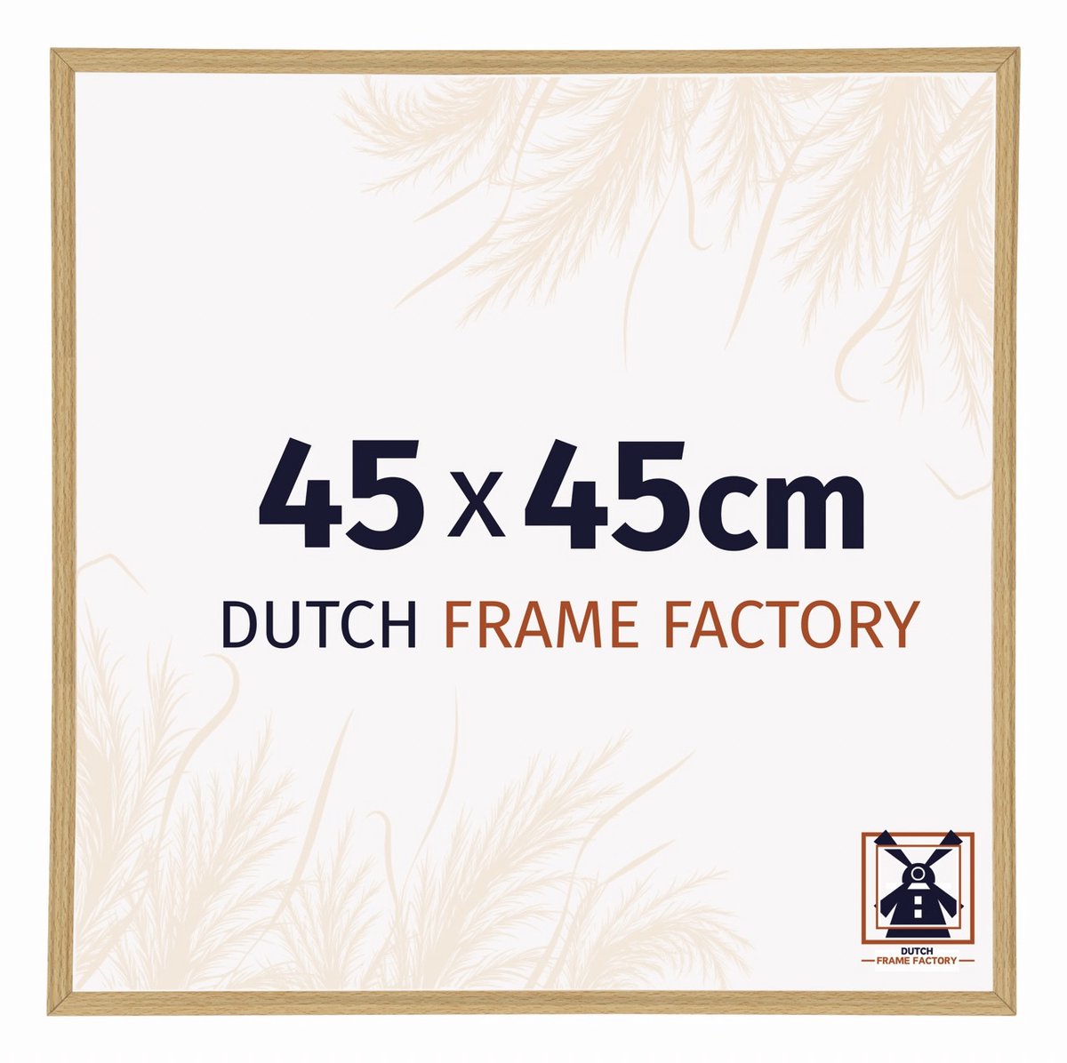 Dutch Frame Factory Fotolijst 45x45 cm - Kunststof - Beuken Licht - Angers