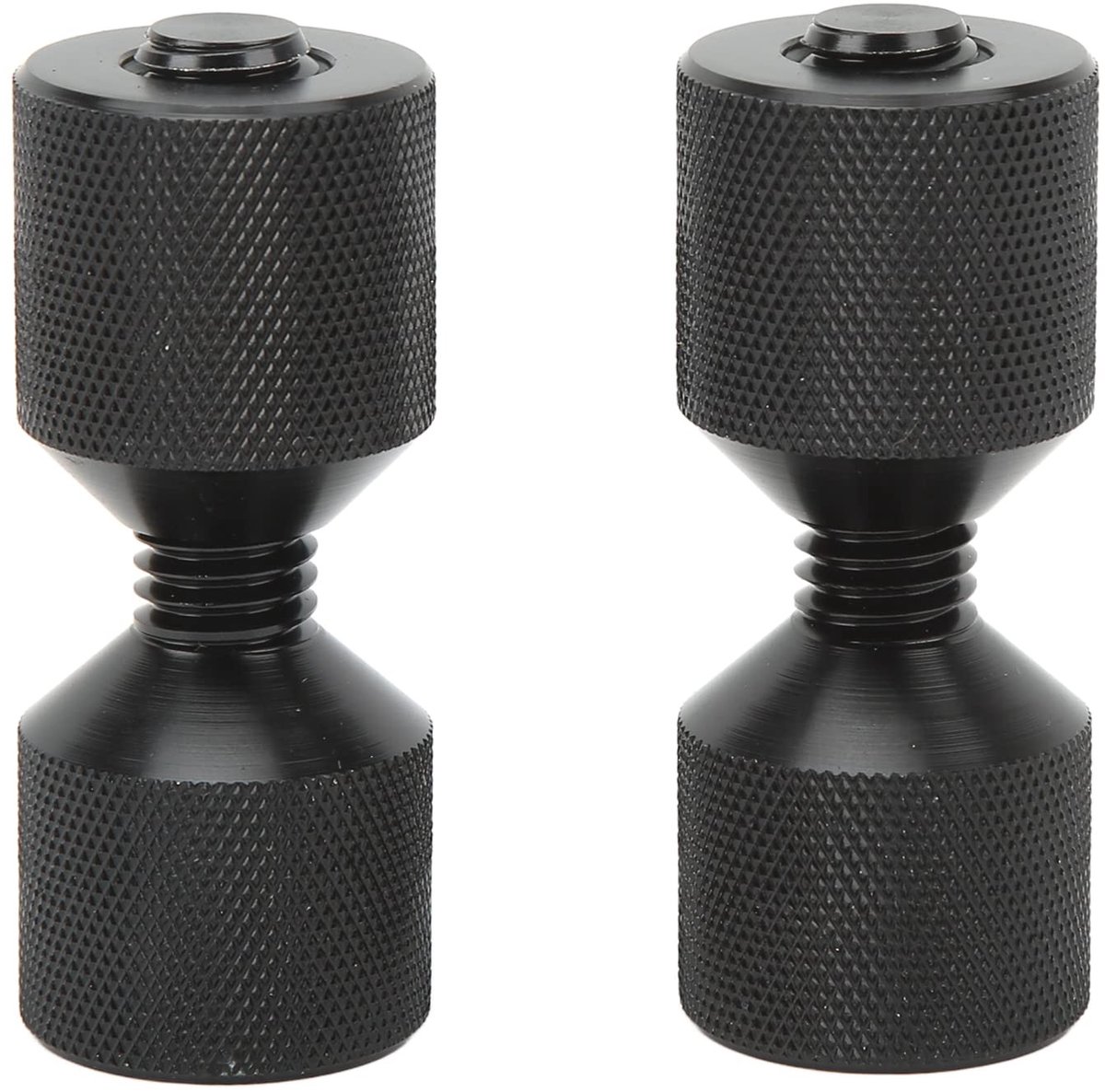 Dailygoods- Uitlijningspen Set 2 Stuks - Verbindingspin met Dubbel Gat - Aluminium - Oxidatiebestendig - Geschikt voor Leidingprojecten - Fijn Afwerking - Uitlijnpin