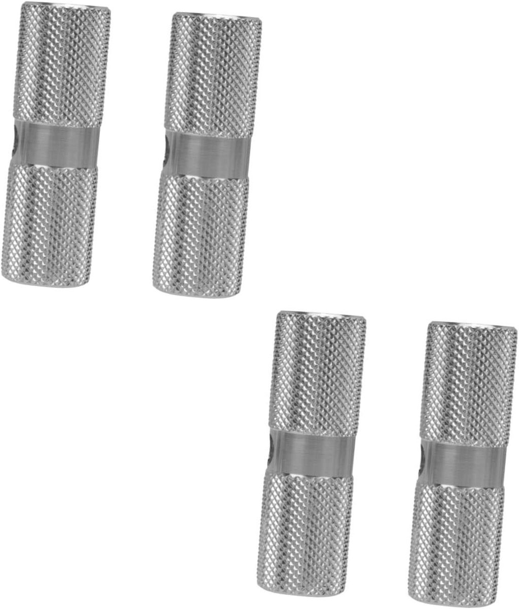 Fietspedaal Pinnen - Voetsteunen Fiets - Extra Grip - Solide Aluminium - 2 Paar - Zilver