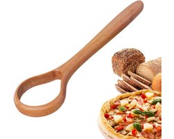Houten garde - Keuken tool - Deeg mengen - Antislip handgreep - Niet gespecificeerd - Houtkleur