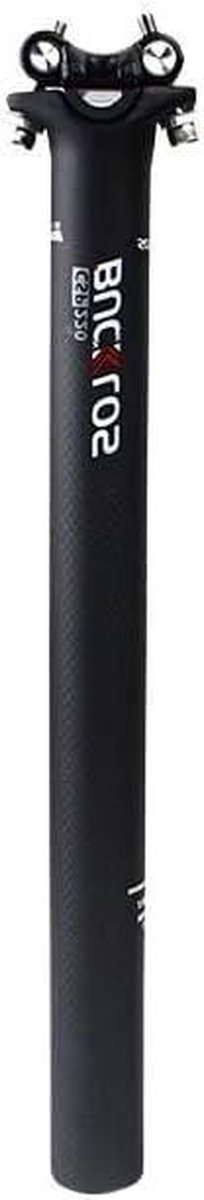 Fiets Zadelpen - Zadelbuis Fiets - Comfortabel Fietsen - Lichtgewicht Carbon - 350mm 27.2mm - Zwart