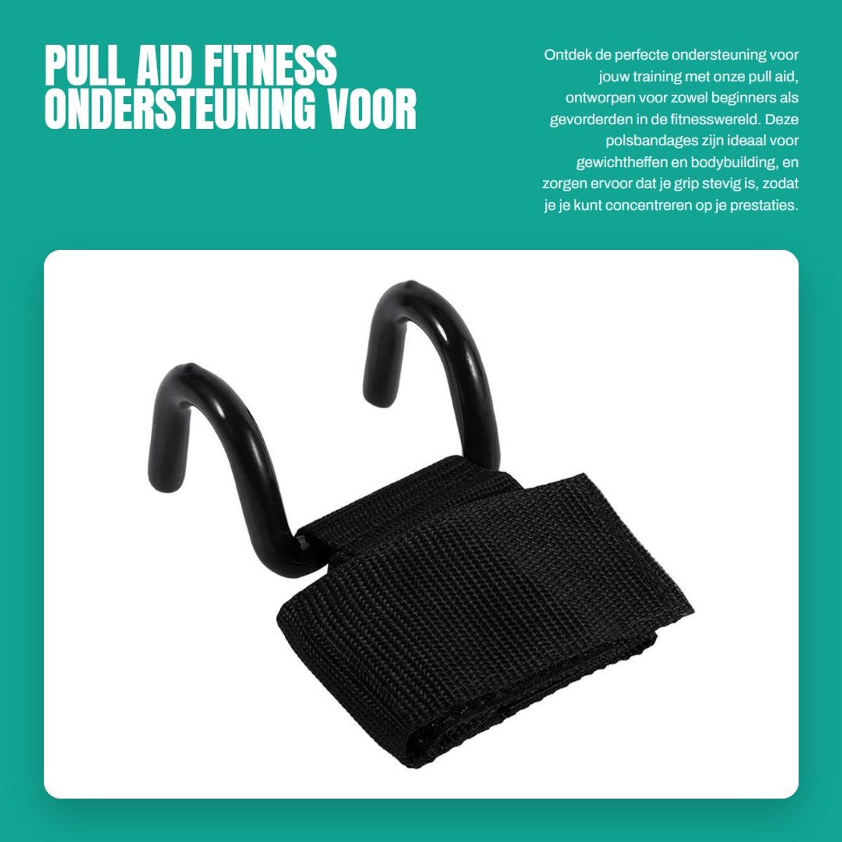 Dailygoods- Polsbandage voor steun - Gewichtheffen - Fitness - Gym - Unisex - Duurzaam materiaal - Gewichtheffer