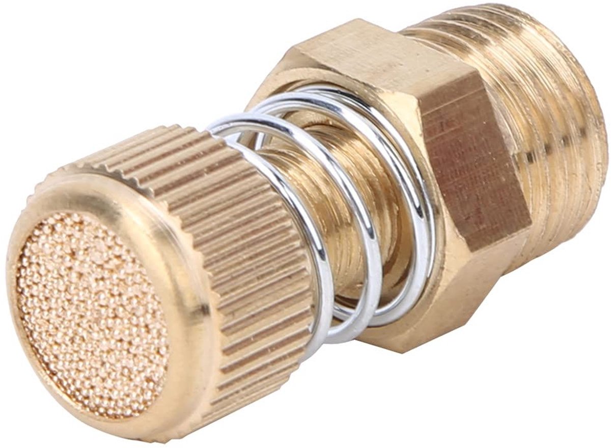 Dailygoods- Pneumatische Uitlaat 10 Stuks - Messing - Bspt