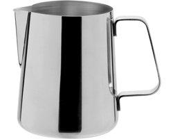Melkkan Roestvrij Staal - Opschuimkan - Koffie Bereiden - Vaatwasserbestendig - 100 cl - Zilverkleurig
