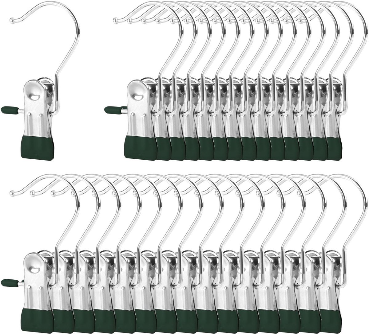 Dailygoods- Klemhaken 30 Stuks - Metalen Kledingclips - Duurzaam Materiaal - Antislip Grip - Voor Binnen/Buiten Gebruik - Optimale Bevestiging