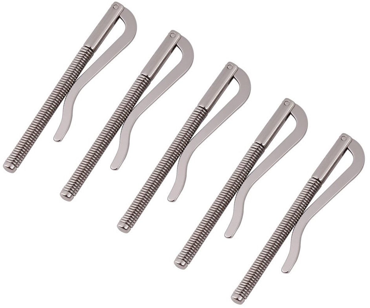 Dailygoods- Geldklem Hoogwaardig Staal - Portemonnee - Clip - Roestvrij - Corrosiebestendig - Duurzaam Design