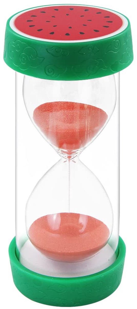 Dailygoods- Zandtimer 15 Minuten - Zandloper - Veiligheid - Decoratie - Keuken - Oefentiming - Hoogte 13 cm