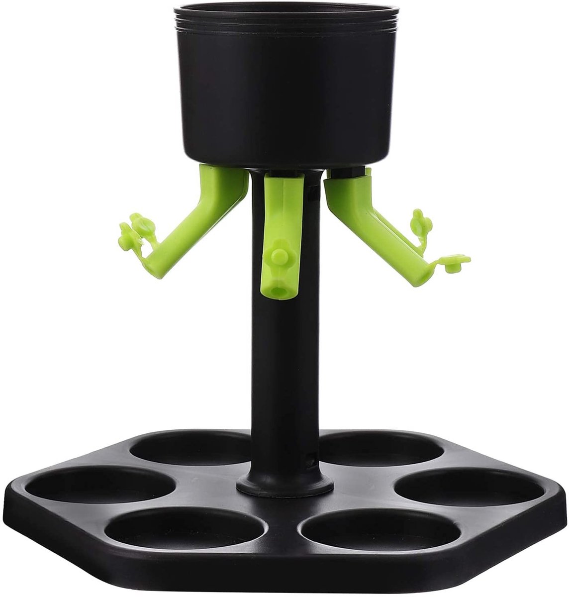 Dailygoods- Borrelglazen Set van 6 - Borreldispenser - Schenktuit - Cocktail - Drinkspelletjes - Kwalitatief Hoogwaardig - Drankdispenser