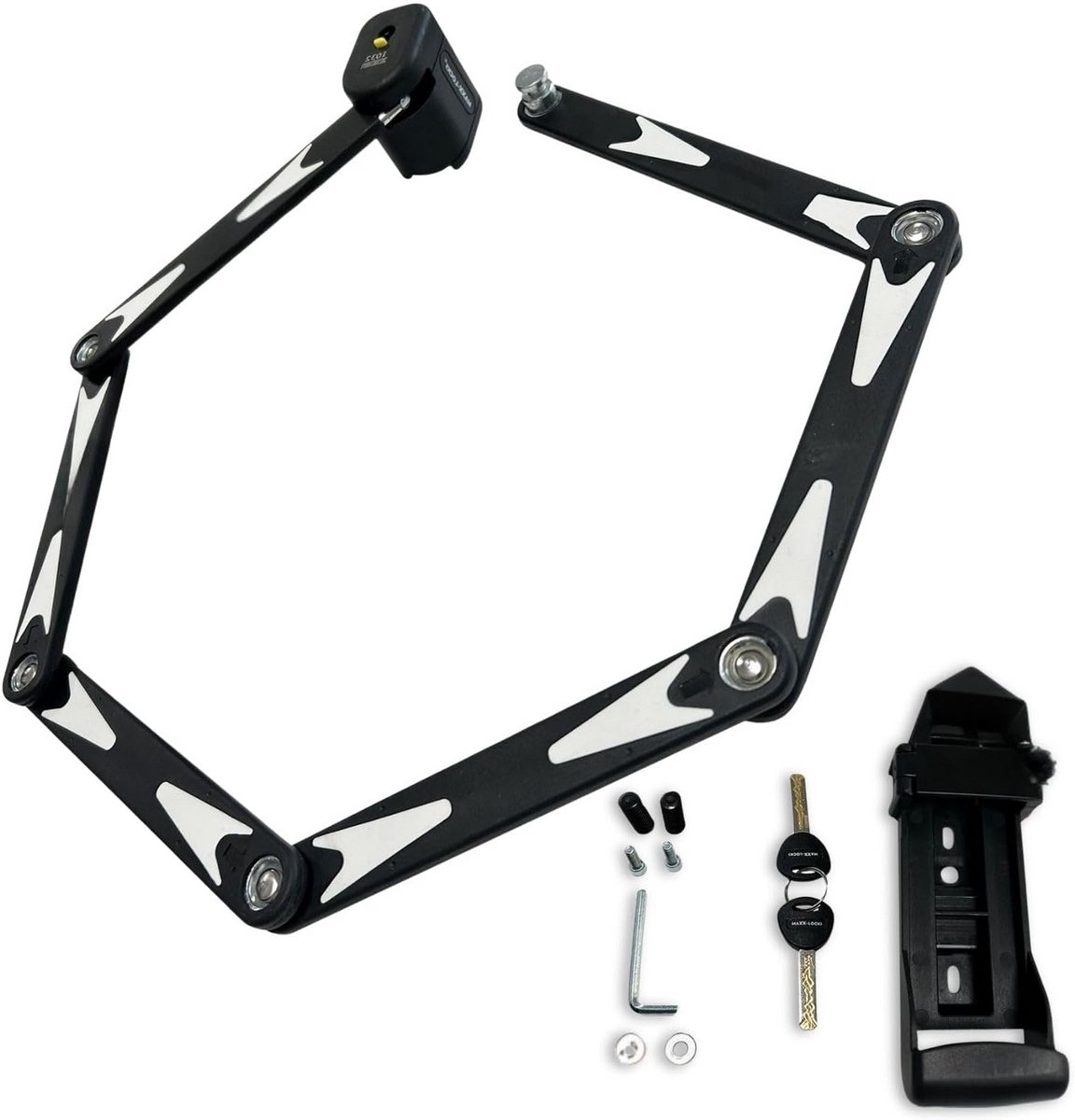 Fiets Kettingslot - ART 2 Keurmerk - Diefstal Beveiligen - Gehard Staal - 95 cm - Zwart