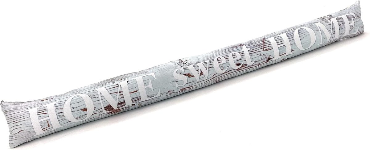 Tochtstopper Kussen - Deurafdichting Raamafdichting - Tocht Weren - Decoratief Bedrukt - 95x12 cm - Home Sweet Home