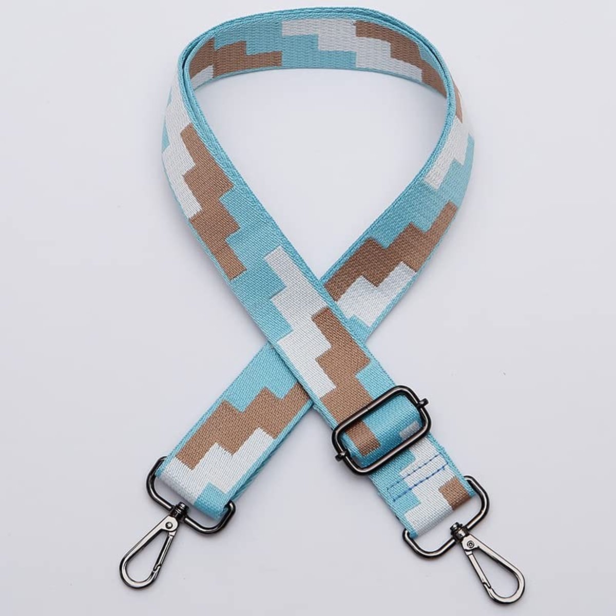 Dailygoods- Schouderriem Verstelbaar 80-140 cm - Brede Tasriem - Schouderband voor Tas - Lichtgewicht Nylon - Karabijnhaak - Duurzaam Vakmanschap - Tasband