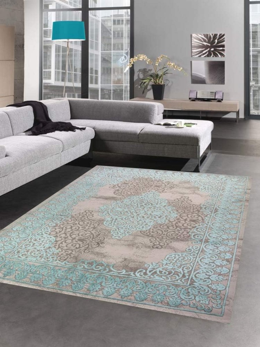 Vloerkleed Ornamenten - Karpet Vintage - Woonkamer Aankleden - Geschikt voor vloerverwarmi