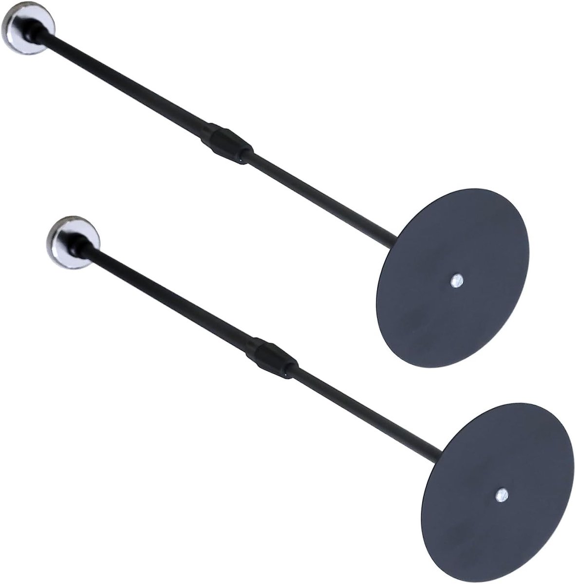 Dailygoods- Zaag - 2 Stuks Sterke Magnetische Houtzaag - Verstelbaar 16" tot 29" - Houtmeetgereedschap - Zwart - Ideaal voor Houtbewerking