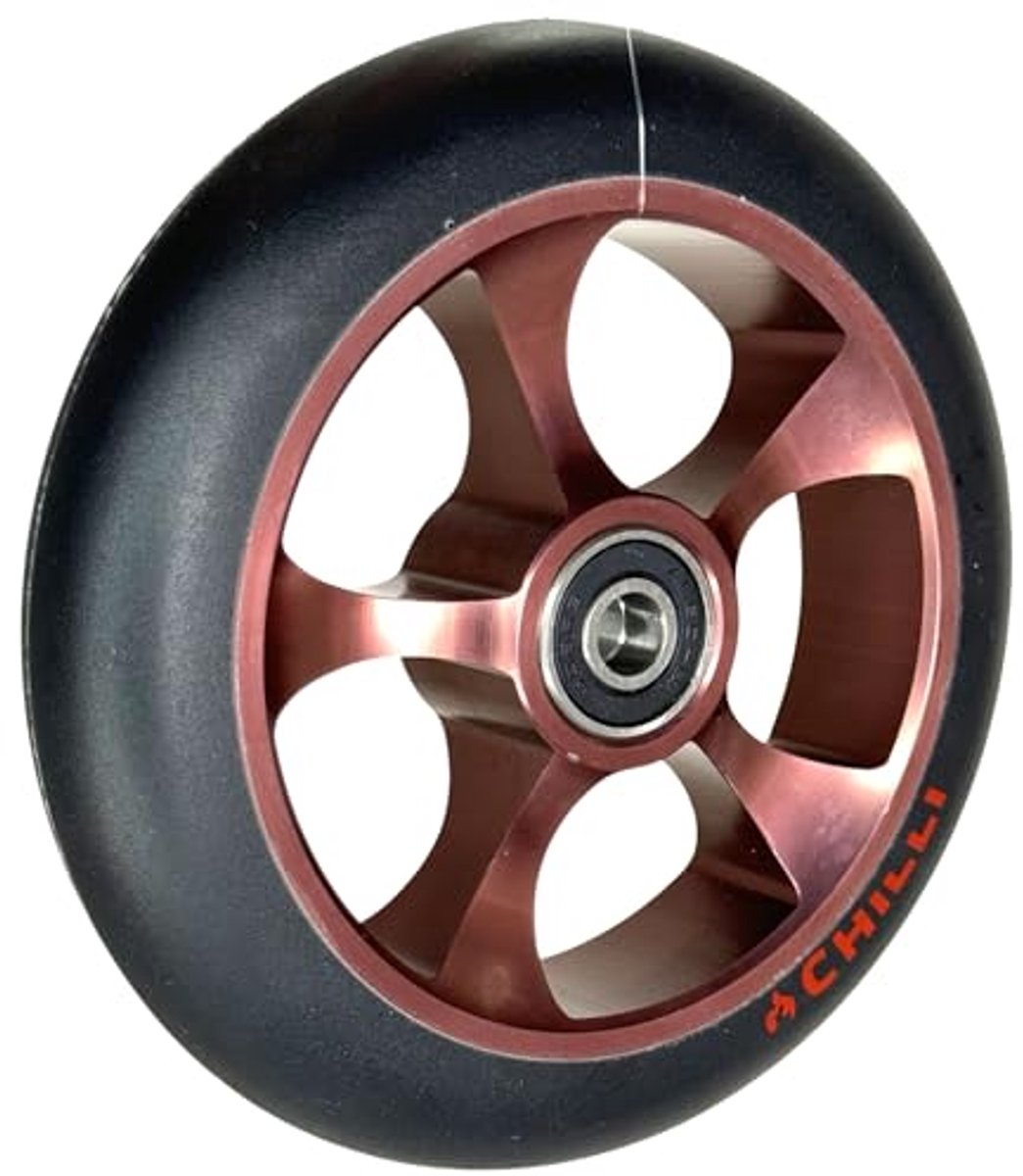 Stuntstep Rol - Step Wiel - Stuntrijden - Aluminium Kern - 120 mm - Koper