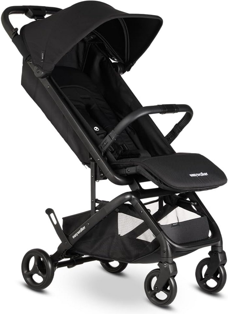 Lichtgewicht Kinderwagen - Compacte Buggy - Reizen met Kind - Met Transporttas - 7 kg - Zwart