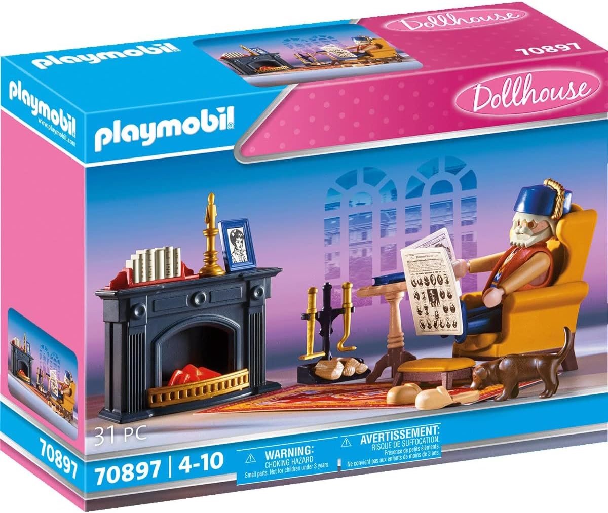 Poppenhuis Inrichting - Woonkamer Set - Gezelligheid Thuis - Gedetailleerd Meubilair - 12.7 x 12.7 cm - Multicolor