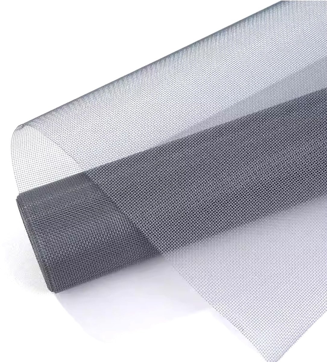 Dailygoods- Vliegengaas 150 x 200 cm - Insectenbescherming - Scheurbestendig - Glasvezel - Onzichtbaar - Muggenbestendig - Insectenscherm