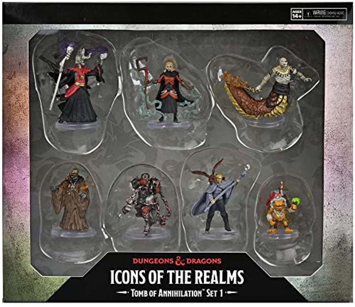 Miniatuur Figure Set - RPG Figuren - Tabletop Gaming - Voorgeschilderde Details - 7 Stuks - Multicolor