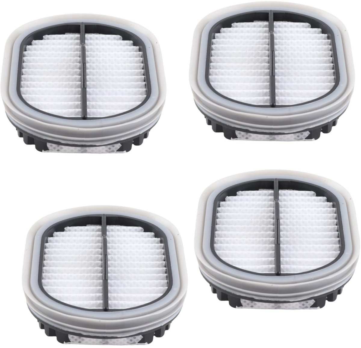 Dailygoods- Stofzuigerfilter 4 Stuks Hoge Efficiëntie - Filterset voor 2.0 Slim/Floor One S5 COMBO - Eenvoudige Installatie - Vervangbare Filters - Verlengt Levensduur Stofzuiger