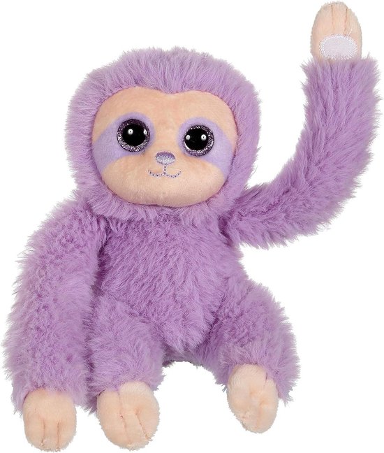 Zachte Roze Pluchen Luiaard Knuffel 16 cm — afbeelding 4