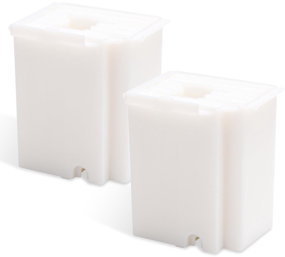 Dailygoods- Afvalinktkussens Vervanging - 2 Stuks - Absorberende Spons - Plastic/Filterkatoen - 8x7x5,5 cm - Compatibel met EPSON Printers - Inktabsorber