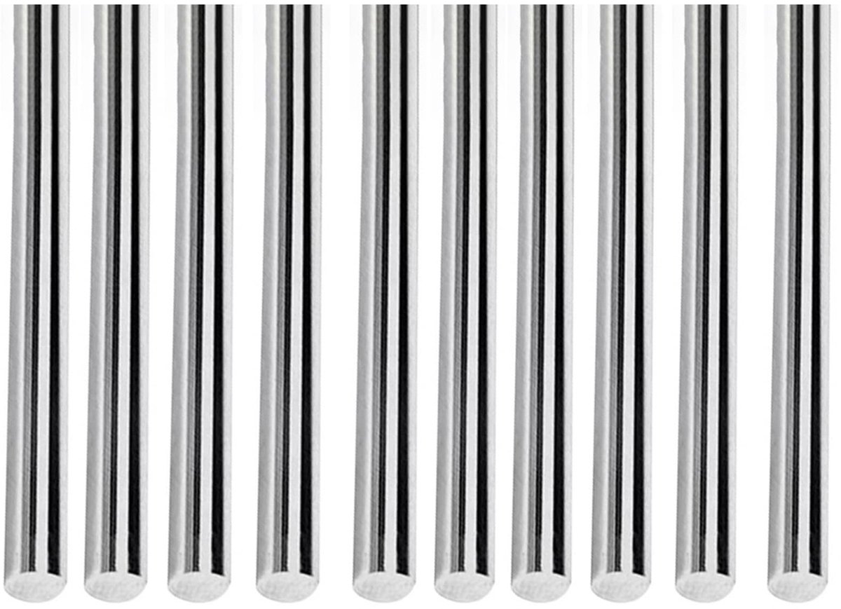Dailygoods- Ronde Staven 1.5mmx300mm - 304 Roestvrij Staal - Schachtstang - Duurzaam - Ideaal voor Doe-het-zelf - Hard en Roestbestendig - Staaf