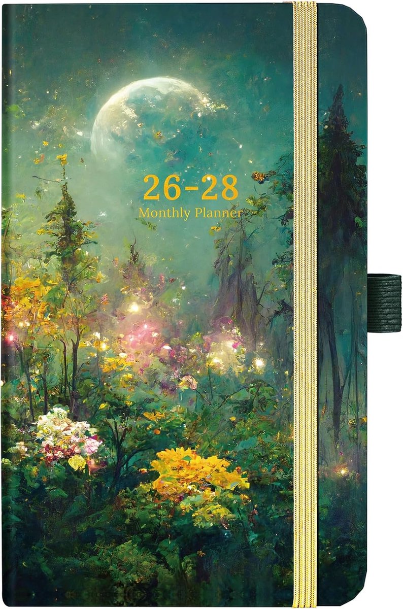 Zakplanner Kalender - Maandplanner - Afspraken Plannen - Hardcover - 97 x 163 cm - Groen