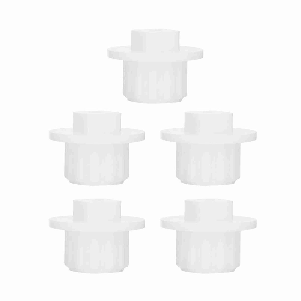 Dailygoods- Vleesmolen Accessoires - 5 Stuks - Vervangende Onderdelen - Geschikt voor Huishoudelijke Vleesmolen - Hoogwaardig ABS - Eenvoudige Installatie - Vleesmolenaccessoires