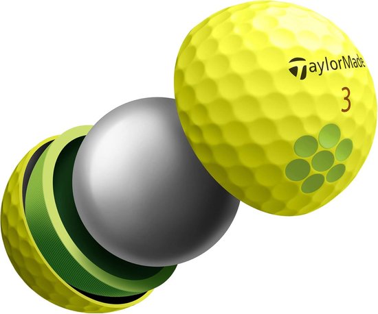 Golfballen - Sportballen - Golfspel Verbeteren - Urethaan Cover - 1 Stuk - Geel — afbeelding 4