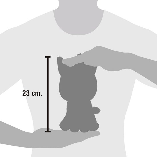 Lichtblauw Knuffelbeer 42 cm - Zachte Pluche Dierenknuffel voor Baby's — afbeelding 4
